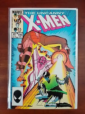Buy Uncanny X-Men #194, 1st Appearance Strucker Twins VF+ (1985)  • 7.77£