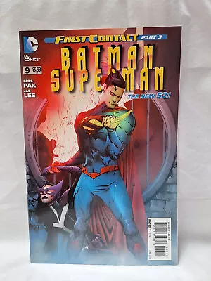 Buy Batman/Superman #9 NM- 1st Print DC Comics New 52 First Contact [CC] • 2.90£