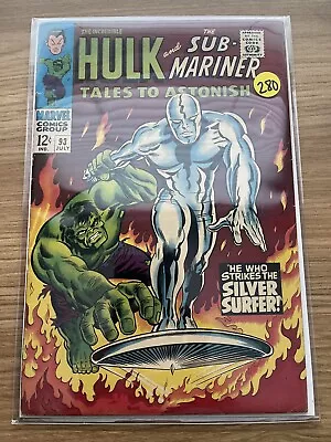 Buy Tales To Astonish #93 Marvel Comics Hulk Sub Mariner Silver Surfer • 155.31£