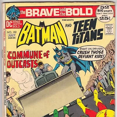Buy BRAVE AND THE BOLD #102 VG+ Neal Adams Teen Titans Batman Dc Bronze Age 1972 • 11.63£
