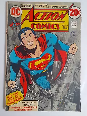 Buy Action Comics #419 Dec 1972 Good- 1.8 Iconic Cover Art By Neal Adams • 19.99£