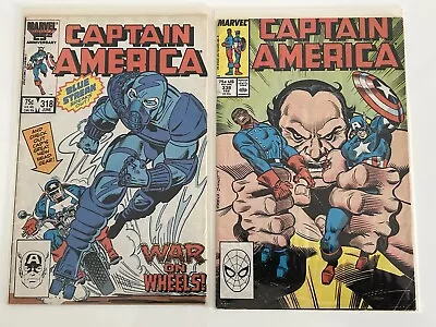 Buy Captain America #318 And 338 ( 1987) • 1.52£