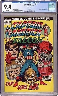 Buy Captain America #162 CGC 9.4 1973 4448320019 • 104.84£