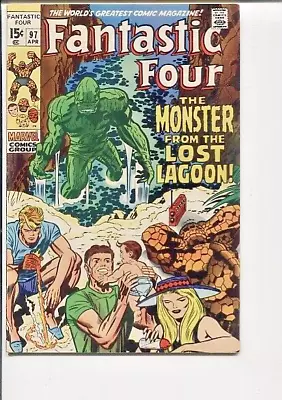 Buy Fantastic Four 97 Fn-vf  Lee Kirby 1970 • 14.76£