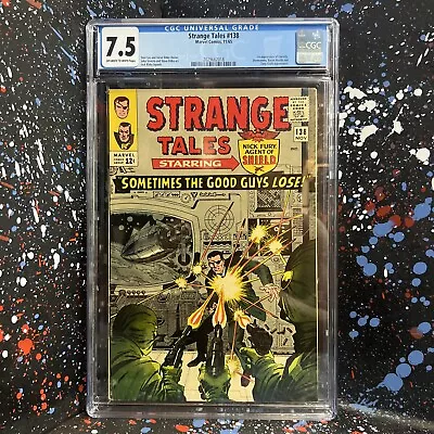 Buy Strange Tales #138 (Nov 1965, Marvel) 1st APPEARANCE ETERNITY - CGC GRADED 7.5 • 89.31£