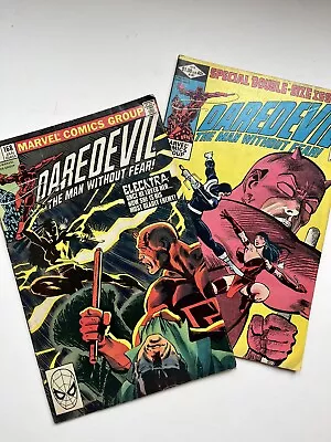 Buy Daredevil #168 & #181 Elektra Key Issues - 1st App And Death Of Elektra - Comics • 170£