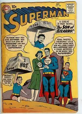 Buy Superman #140 2.0 // 1st Appearance & Origin Of Bizarro Jr. Dc Comics 1960 • 32.62£
