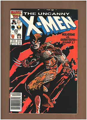 Buy Uncanny X-Men #212 Newsstand Marvel MUTANT MASSACRE WOLVERINE Vs. SABRETOOTH VG • 12.20£