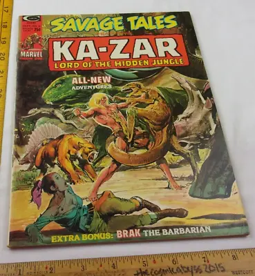 Buy Savage Tales #6 Ka-Zar Marvel Magazine VG+ • 15.49£