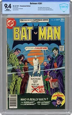 Buy Batman #291 CBCS 9.4 Newsstand 1977 22-2033E9F-013 • 147.56£