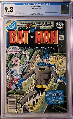 Buy 1979 Batman 308 CGC 9.8 Mister Freeze Selina Kyle Appearance RARE • 465.96£