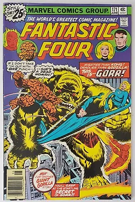 Buy Fantastic Four #171, Marvel Comics 1976, 1st App Gorr The Golden Gorilla, Cents • 4.99£