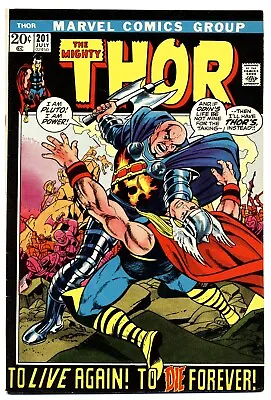 Buy THOR #201 VG/F, John Buscema Art, Marvel Comics 1972 • 15.53£