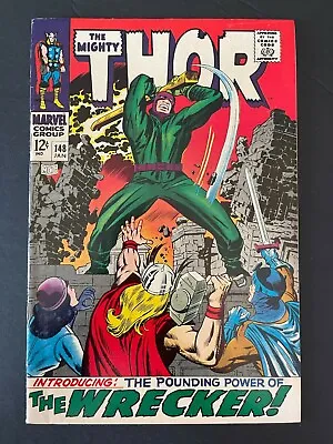 Buy Thor #148 - 1st Appearance Of The Wrecker (Marvel, 1962) VF • 92.55£