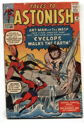 Buy Tales To Astonish #46 - 1963 - Marvel - G - Comic Book • 33.78£