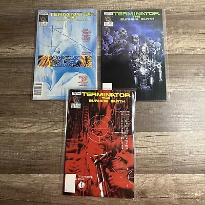 Buy Terminator The Burning Earth #1 Now Comics 1st Alex Ross Published Art And #4,5 • 18.63£
