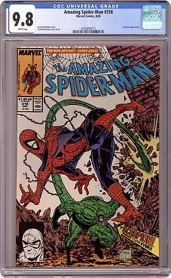 Buy Amazing Spider-Man #318D CGC 9.8 1989 4350856013 • 112.61£