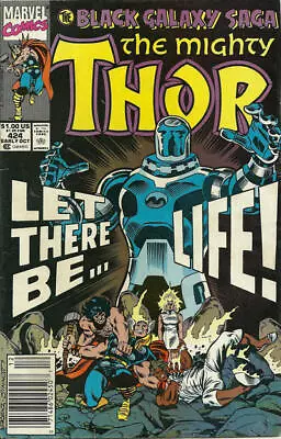 Buy Thor #424 (Newsstand) VF; Marvel | Black Galaxy Saga - We Combine Shipping • 2.91£