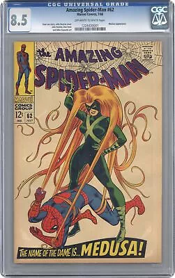 Buy Amazing Spider-Man #62 CGC 8.5 1968 1224430001 • 225.22£