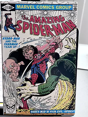 Buy The Amazing Spiderman #217 NM Hydro-Man And The Sandman Team Up • 19.44£