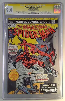 Buy AMAZING SPIDER-MAN 134 (1963) CGC 9.4 1ST Appearance Tarantula SIGNED G Conwa... • 368.89£