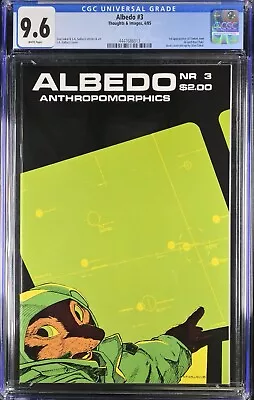 Buy Albedo #3 (Thoughts And Images 1985) 2nd Usagi Yojimbo Stan Sakai - CGC 9.6 • 198.03£