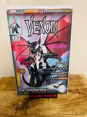 Buy Venom #3 Mike Mayhew Trade Dress Signed With COA • 23.95£