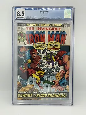 Buy Iron Man #55 Cgc 8.5 1st Appearance Of Thanos 1973 • 950£