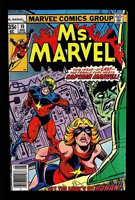 Buy  Ms Marvel #19 Aug 1978 1st Meeting Captain Marvel Vs Ronan The Accuser  NM • 19.44£