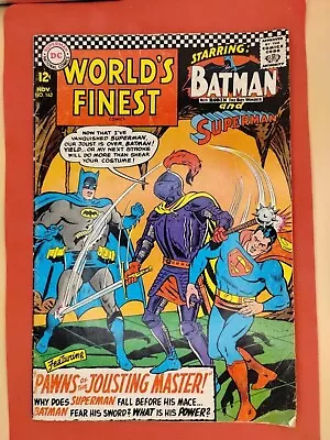 Buy WORLD'S FINEST #162 ~ 1966 DC Comics ~ BATMAN! SUPERMAN!  • 11.64£