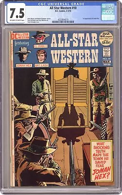 Buy All Star Western #10 CGC 7.5 1972 4333804019 1st App. Jonah Hex • 458.20£