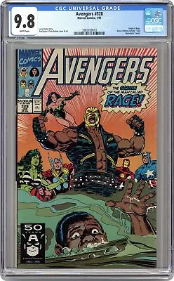 Buy Avengers #328 CGC 9.8 1991 3985939013 • 85.43£