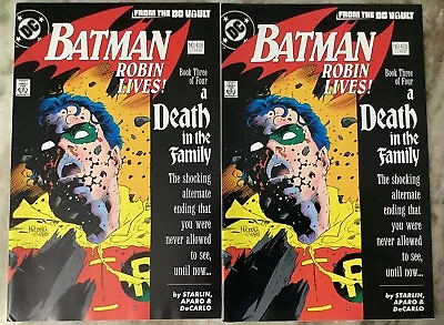 Buy Lot Of (2) Batman Robin Lives! Facsimile DC 2024 Comic Books • 12.44£