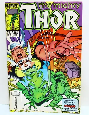 Buy Marvel Thor #364 1st Appearance Of THROG THE THUNDER FROG February 1986 • 7.76£