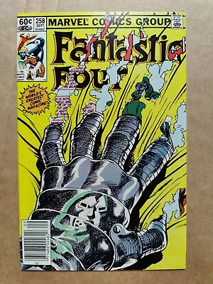 Buy Fantastic Four 258 Marvel Comic Book 1983 Sharp NM- Doctor Doom Cover • 8.54£