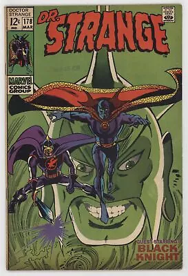 Buy Doctor Strange 178 Marvel 1969 FN Gene Colan Roy Thomas Black Knight Avengers 61 • 18.79£