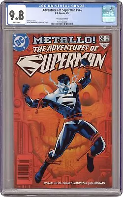 Buy Adventures Of Superman #546 CGC 9.8 Newsstand 1997 4441923005 • 116.49£