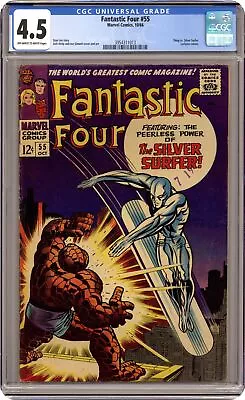 Buy Fantastic Four #55 CGC 4.5 1966 3954311013 • 112.81£