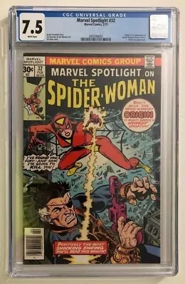 Buy Marvel Spotlight #32 Cgc 7.5 Very Fine -  John Byrne 1st Appearance Spiderwoman • 97.07£