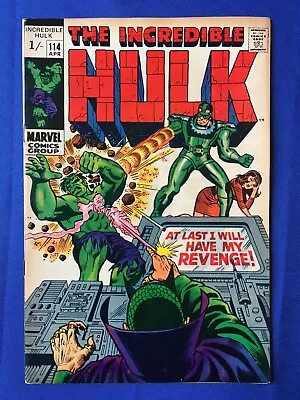 Buy Incredible Hulk #114 FN+ (6.5) MARVEL ( Vol 1 1969) (2) • 21£