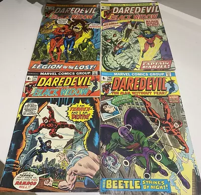 Buy 4 X DAREDEVIL & THE BLACK WIDOW #96,#106,#107,#108   Exc • 18.50£