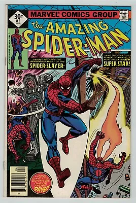 Buy Amazing Spiderman 167 Vs Spider Slayer Will O' The Wisp Marvel 1977 FN Fine • 12.42£