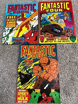 Buy Marvel UK Fantastic Four February 1983 Bundle Job Lot X3 Issues 18 20 21 • 10£