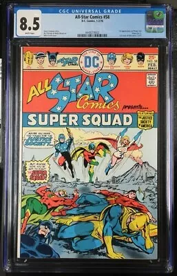 Buy All-Star Comics #58 1976 DC Comics CGC 8.5 1st App Power Girl White Pages • 153.76£