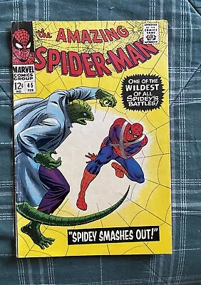 Buy AMAZING SPIDER-MAN #45 1967 *3rd Lizard!* (VG+) *Bright, Colorful & Glossy! • 57.55£