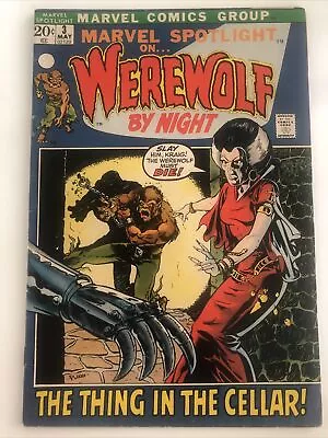 Buy Marvel Spotlight 3 - 2nd Werewolf By Night 1972 1st Darkhold F/VF • 50.47£