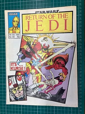 Buy Star Wars The Return Of The Jedi Comic 7th December 1985 No 129 • 2.99£