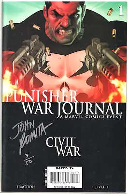 Buy Punisher War Journal #1 Dynamic Forces Signed John Romita Sr Df Coa #7 Marvel • 74.95£