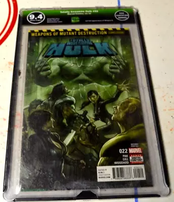 Buy Totally Awesome Hulk #22 EGS 9.4 Second Print!!! • 35.72£