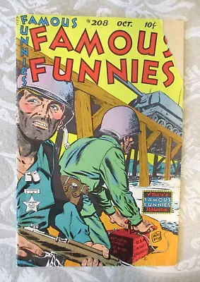 Buy Famous Funnies #208 - 1953, Vg, Scarce Issue & Mike Roy War/army Engineers Cover • 61.35£